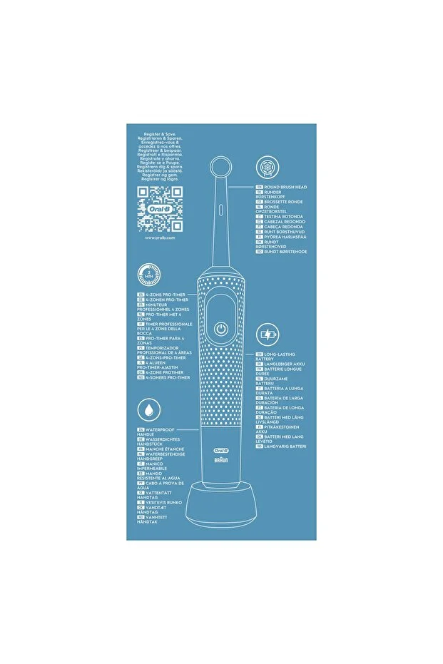 Oral-B D103 Vitality Pro Cross Action Şarjlı Diş Fırçası - Siyah